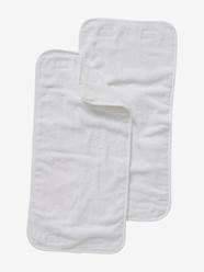 Nursery-Changing Mattresses & Nappy Accessories-Pack of 2 Towel Changing Pads for Travel Changing Mat