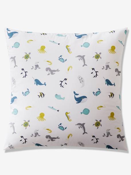 Ready-for-bed 'Easy to Tuck In', Without Duvet, MARINE ALPHABET White 