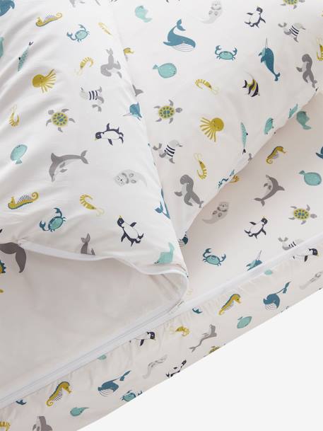'Easy to Tuck-in' Ready-for-Bed Set with Duvet, ABECEDAIRE MARIN White 