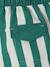 Boy's swim shorts striped green 