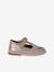 Leather Shoes for Girls, Designed for Autonomy gold+printed beige+rosy 