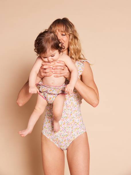 One-piece swimsuit family capsule multicoloured 