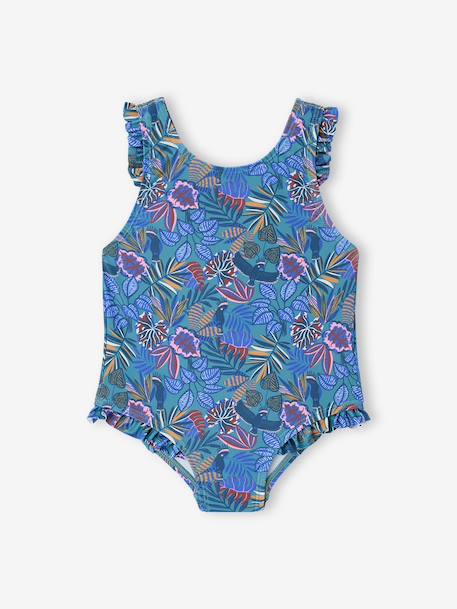 Baby girl's swimsuit Family Capsule blue 