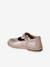 Leather Shoes for Girls, Designed for Autonomy gold+printed beige+rosy 