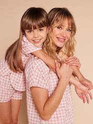 Girls-Girls' organic cotton 2-piece pyjamas 