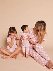 Maternity-Baby pyjamas with wide neck in organic cotton 