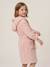 Rabbit Bathrobe in Recycled Cotton rosy 