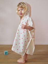 Bedding & Decor-Bathing-Customisable recycled cotton baby poncho MY HEART