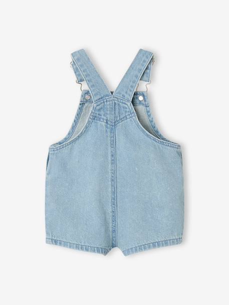 Denim short dungarees for baby boys double stone 