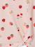 Tropical short-sleeved T-shirt with knot navy blue+pale pink 