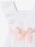 Ruffled Occasion Wear Dress in Cotton Gauze & Tulle, for Girls ecru+pale pink+sage green+white 