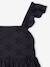 Girl's Embroidered Dress slate grey 
