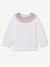 Floral long-sleeved T-shirt baby girl´s light pink 