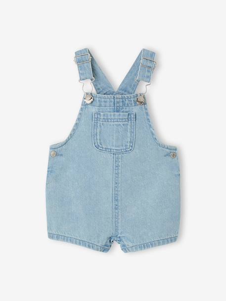Denim short dungarees for baby boys double stone 
