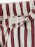 Boy's striped bermuda shorts striped red 