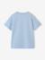 Boy's short-sleeved t-shirt anthracite+sky blue 