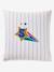 Duvet cover and pillowcase bedding set striped blue 
