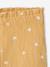 Girl's wide-leg jersey trousers mustard 