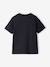 Boy's short-sleeved t-shirt anthracite+sky blue 