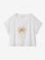 Girl's short-sleeved t-shirt ecru 
