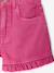 Twill frill short for girls peony pink 