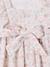 Cotton Gauze Occasion Wear Dress with Broderie Anglaise Sleeves, for Girls pale pink 