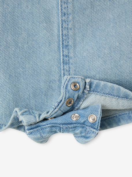 Denim short dungarees for baby boys double stone 