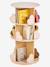 COEUR 3-Tier Rotating Bookshelf pale pink 