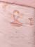 Duvet cover and pillowcase bedding set pale pink 