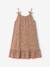 Girl's fine strap jersey dress beige 