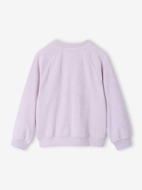 Long-sleeved baby girl´s sweatshirt lilac 