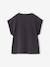 Short-sleeved t-shirt anthracite+ecru+rose 