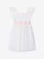 Ruffled Occasion Wear Dress in Cotton Gauze & Tulle, for Girls ecru+pale pink+sage green+white 