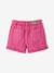 Twill frill short for girls peony pink 