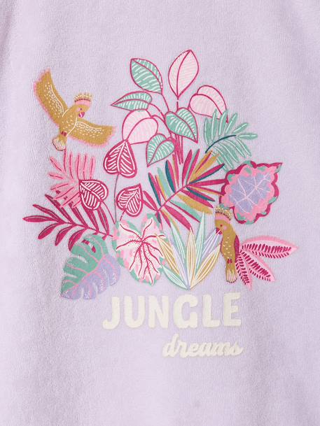 Long-sleeved baby girl´s sweatshirt lilac 