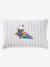 Duvet cover and pillowcase bedding set striped blue 
