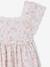 Cotton Gauze Occasion Wear Dress with Broderie Anglaise Sleeves, for Girls pale pink 