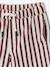 Boy's striped bermuda shorts striped red 