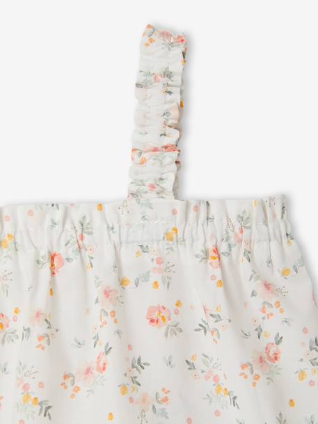 Set of top and knickers for baby girls ecru 