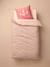 Duvet cover and pillowcase bedding set coral 