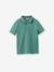 Polo shirt with short sleeves sage green 