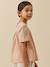 Cotton gauze blouse pale pink 