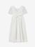 Girl's long dress white 