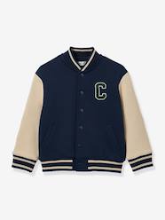 Teddy jacket in college style