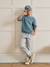 Soft boy's sweatshirt jumper slate blue 