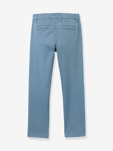 Chino trousers slate blue 