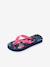 Fancy flip-flops for children navy blue 