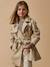 Trench coat with belt for children beige 