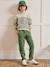 Striped jumper for boys striped blue 