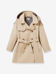 Trench coat with belt for children Girls-Trench coat with belt for children